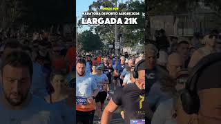 Maratona de POA Largada 21k shorts [upl. by Healy]