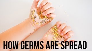 How Germs Are Spread  Preschool Science Experiment [upl. by Annawad]