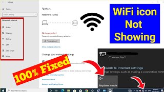 Fix WiFi Not Showing in Windows 1011  WiFi icon Missing in Windows  Easy Best Methods 202425 [upl. by Nehemiah]