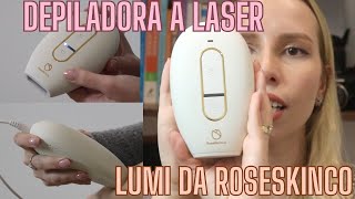 DEPILADORA A LASER EM CASA LUMI DA ROSESKINCO  Bruna Harmel [upl. by Eeramit267]