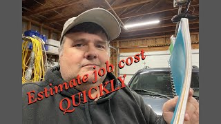 QUICK and EASY ESTIMATING for REMODELS YOU CAN DO IT [upl. by Katz28]