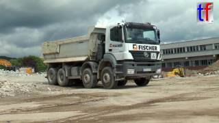 MercedesBenz 4143 Dump Truck  Kipper Abbruch Bauknecht Schorndorf Germany 14062016 [upl. by Clayson]