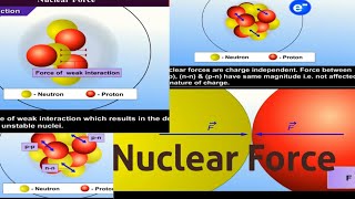 Nuclear Force  Details study of Nuclear Force  Class 9 atomic structure [upl. by Vaclava]