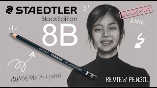 REVIEW PENSIL STAEDTLER 8B BLACK EDITION [upl. by Anayeek]