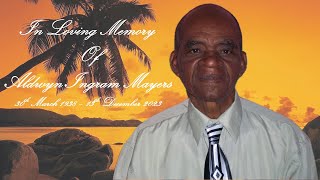 Funeral service for Aldwyn Mayers [upl. by Doralyn]