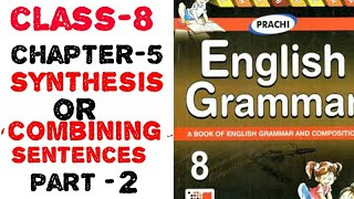 8th class Prachi English grammar chapter 5 part 2 [upl. by Eekcaj920]