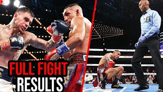 Teofimo Lopez Vs George Kambosos Jr Full Fight Results [upl. by Pax]