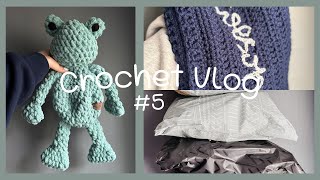 Crochet Vlog 5  WIPs and order packing crochet smallbusiness etsyseller amigurumi [upl. by Sitof831]