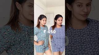 😍🎀 Sleepwear Haul 🛍️✅ shorts haul rehnaimiya [upl. by Ardeen]