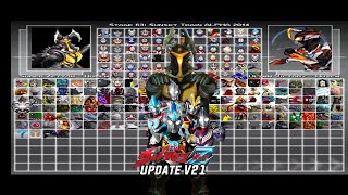 Mugen ultraman z android update V21  full Characters [upl. by Akenehs152]