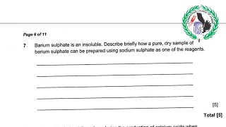 How a pure dry sample of Barium Sulphate salt is Prepared  precipitation  Science Paper 2 [upl. by Yrahcaz]