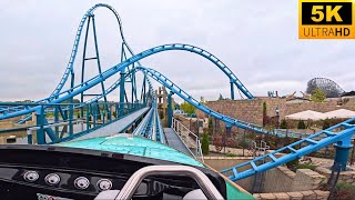 Abyssus POV 5K Aquatic Themed Vekoma Shockwave Energylandia Poland [upl. by Shandie]