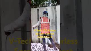 Airless Paint Sprayer Professional Painters paintingmachine construction airlessspraying [upl. by Doownel]