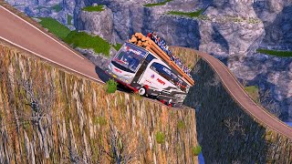 most dangerous in the world eps50 ETS2 ets2 extreme dangerousroad [upl. by Adah]