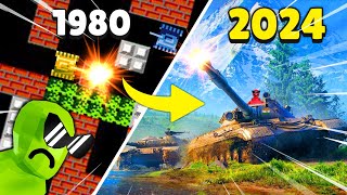 The Crazy Evolution Of Tank Games [upl. by Anaujik490]