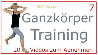 710❗️37 min Ganzkörper Training  Arme Beine Po Bauch und Rücken gekräftigt ohne Geräte [upl. by Ahseem]