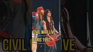 Guns n Roses Civil War live Paris  June 6th 1992 gunsnroses axlrose slash [upl. by Eseela]