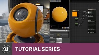 Intro to Materials Creating a Basic Material  02  v40 Tutorial Series  Unreal Engine [upl. by Stallworth789]