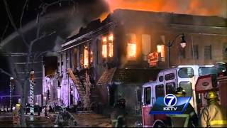 Massive fire ravages downtown Plattsmouth businesses [upl. by Lubow]