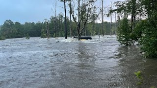 Boiling Spring lakes September 16 massive flooding [upl. by Averill264]