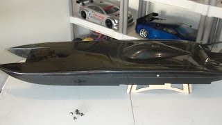 CARBON FIBER RC CATAMARAN 42quot 100 MPH [upl. by Alilad]