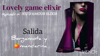 Reseña del perfume JENKO LOVELY GAME ELIXIR de YVES DORGEVAL inspirado en JEU DAMOUR ELIXIR [upl. by Shira]