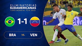 BRASIL vs VENEZUELA 11  RESUMEN  ELIMINATORIAS SUDAMERICANAS  FECHA 3 [upl. by Cox]