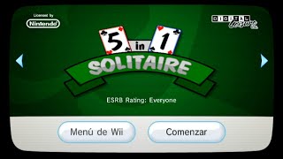 5 in 1 Solitaire WiiWare Gameplay [upl. by Wan]