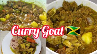 Must Have Jamaican Food‼️How to Cook Curry GoatChristmas CookingCurry Goat RecipeCurried Mutton [upl. by Dich102]