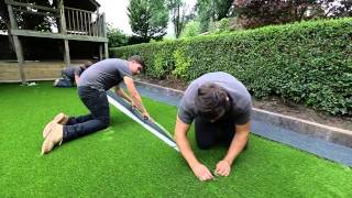 How to install artificial grass [upl. by Scornik915]