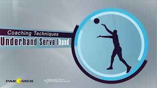 How to Perform an Underhand Serve in Volleyball  Lesson 4 [upl. by Anitsirk928]