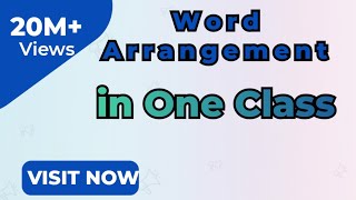 Arrangement of Words  Reasoning with concept amp tricks  ssc biharssc tricks concept rrb [upl. by Eelra]