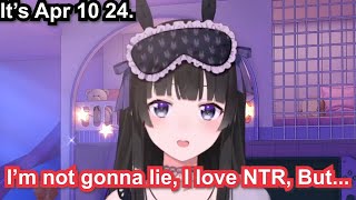 Tsukino Mito Iinchou talks about the concept of correct quotNTRquot【Eng Sub  SKB  Based  Nijisanji】 [upl. by Alemap]