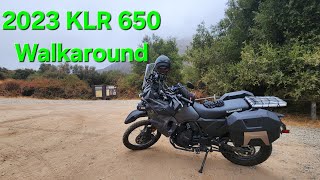 2023 KLR 650 Adventure Walkaround and 2500 Mile Review [upl. by Atalante]