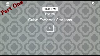 Cube Escape Seasons is a fun and challenging escape room  Cube Escape Seasons Part One [upl. by Pizor]