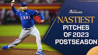 The NASTIEST pitches of the Postseason Nathan Eovaldi Zack Wheeler and more [upl. by Ailadi142]