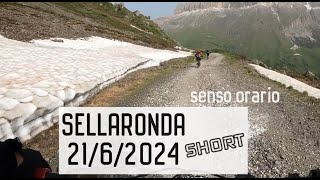 Sellaronda giro orario 2162024 SHORT [upl. by Kikelia]