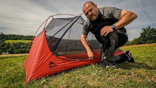 MSR FreeLite 2 Ultralight Backpacking Tent  Overview amp fly pitch mod [upl. by Aynotahs]