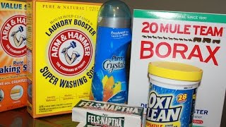 DIY HOMEMADE LAUNDRY DETERGENT POWDER [upl. by Irrahs]