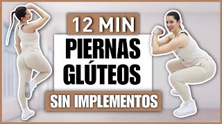 PIERNAS TONIFICADAS Y GLÚTEOS GRANDES  RUTINA DE EJERCICIOS EN CASA SIN PESAS  NatyGlossGym [upl. by Ahsilra]