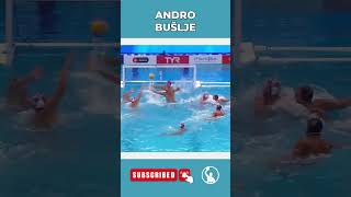 Great Goal by Andro Buslje  Water Polo shorts waterpolo sport waterpologoals [upl. by Barclay]