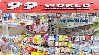 99 World Koti Hyderabad  Buy Any Item Rs99 only New store Open in koti worldtraveler9453 [upl. by Biondo]