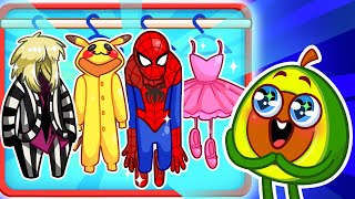 Paper Dolls Dress Up amp Crafts  Kids TV by Pit amp Penny Tales babystories kidssongs cartoon doll [upl. by Cranston605]