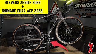 Stevens Xenith 2022 mit der NEUEN Shimano Dura Ace 9200 Di2 Wireless 12 Fach 2022 [upl. by Chase17]