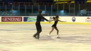 15 B MANACORDA  N MACII ITA  ISU JGP Croatia Cup 2012 Junior Pairs Short Program [upl. by Neirad]