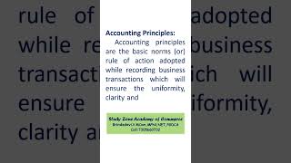 ACCOUNTING PRINCIPLES accountingprinciples gaap accountingconcepts accountingconventions shorts [upl. by Fulviah482]