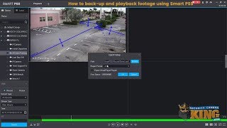 Tutorial How to backup and playback footing using Smart PSS [upl. by Ahsitil]