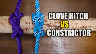 Clove Hitch vs Constrictor Knot [upl. by Rebah]