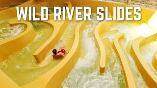 Wet n Wild Gold Coast  Orange AquaLoop Trapdoor Water Slide POV [upl. by Ahsenav]