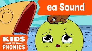 ea  Fun Phonics  How to Read  Made by Kids vs Phonics [upl. by Nahtan875]